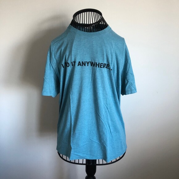 Teal Gray Rogue ”I Do It Anywhere” T-shirt - Picture 1 of 6